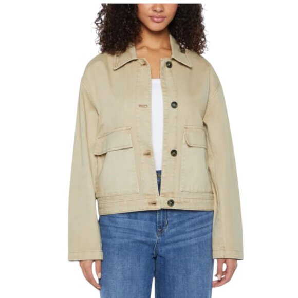 NEW Gap Women's Relaxed Fit Jacket | Cream - Picture 1 of 6